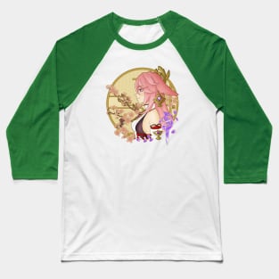 Yae Miko, Genshin Impact Baseball T-Shirt